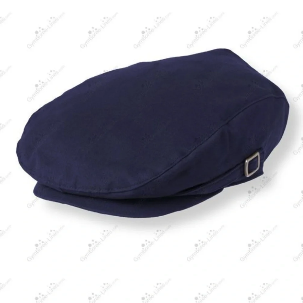Janie and Jack Navy Blue Preppy Twill Cap Size 6-8yr